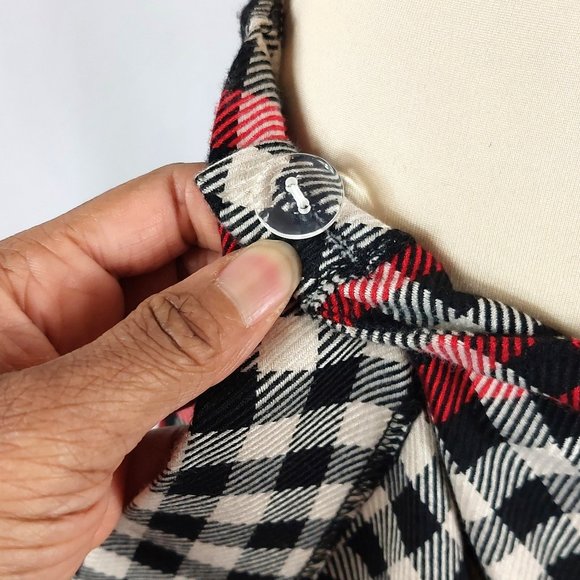 Who What Wear Multicolor Gingham/Checkered Skirt - Picture 6 of 12